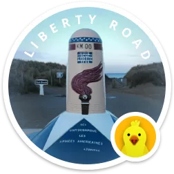 Liberty Road sticker