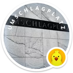 Umschlagplatz sticker