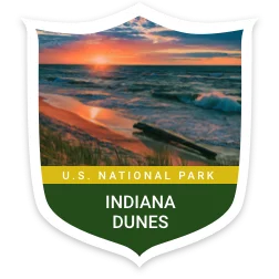 Indiana Dunes National Park badge