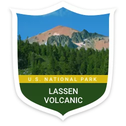 Lassen Volcanic National Park badge