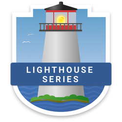 Lighthouse by the sea