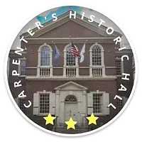Carpenter's Historic Hall sticker